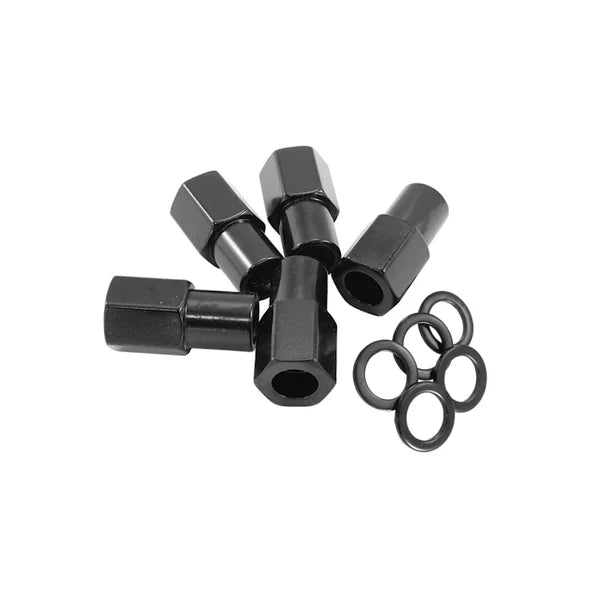Shank Wheel Nuts - Open 0.75" - Set of 10