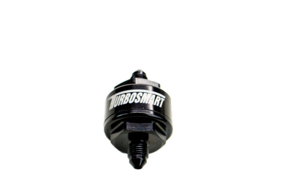 Billet Turbo Oil Feed Filter 44um -4AN – Black