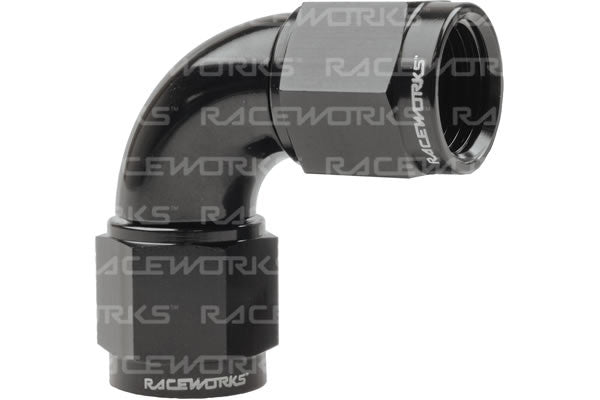 Raceworks AN Female to Female Swivel - 90 Degree