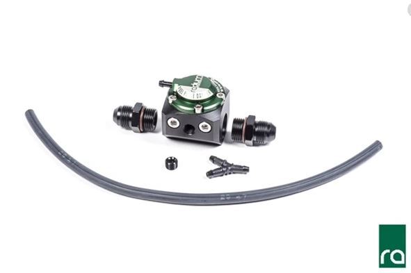 Radium Engineering Fuel Rail In Line Extra Range Pulse Damper 8AN