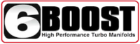 6Boost Exhaust Manifold, Toyota 3SGTE Celica ST205, Pro Mod V-band(Precision PT55-67)/45 Single 45mm Wastegate Port