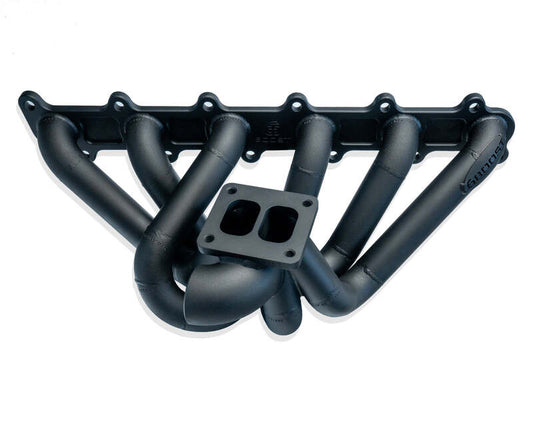 6Boost Exhaust Manifold, Ford Barra BA-FG, T4/60 'Divided Entry' Single 60mm Wastegate Port