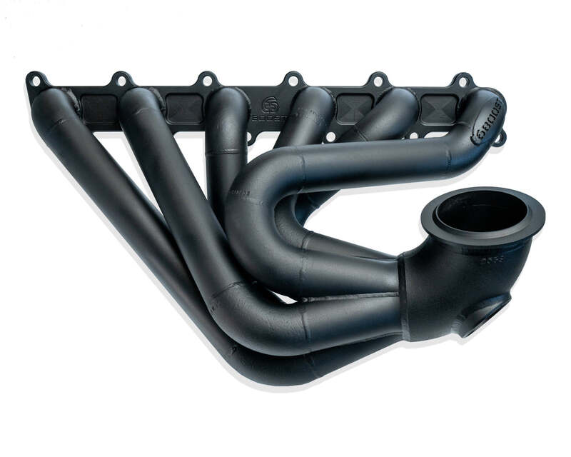 6Boost Exhaust Manifold, Ford Barra X Series, Forward Position Pro Mod T6 (Large Frame Pro Mod/60 "FPPM" Single 60mm Wastegate Port - Small Runner