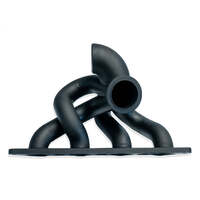 6Boost Exhaust Manifold, Mitsubishi 4G63 Evo 4-9, Forward Facing T3/50 'Open Entry' Single 50mm Wastegate Port