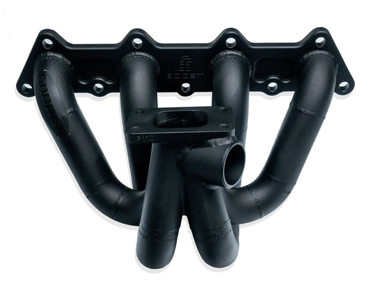 6Boost Exhaust Manifold, for Nissan FJ20, Low Mount V-band(Garrett G25/30/35)/Nil to suit IWG