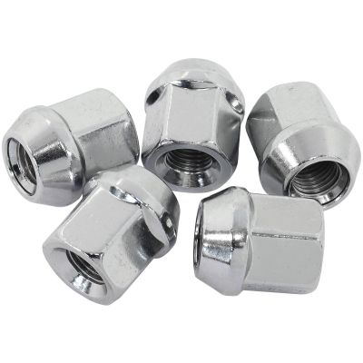 Acorn Short Open Wheel Nuts - 1/2-20" Pack of 5, 60 Degree Taper
