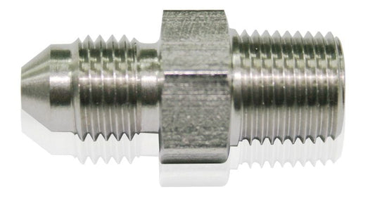 Stainless Steel NPT Male to AN Fitting 1/8" NPT to Male -3AN