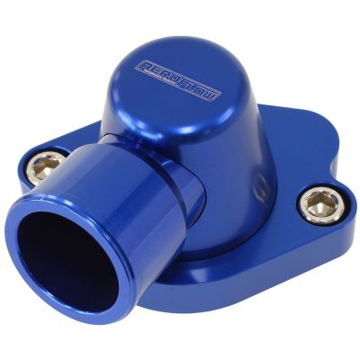 Billet Thermostat Housing - Black Suit Holden V8