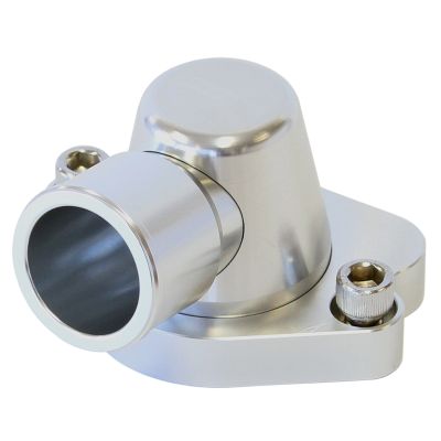 Billet Thermostat Housing - Black Suit Holden V8