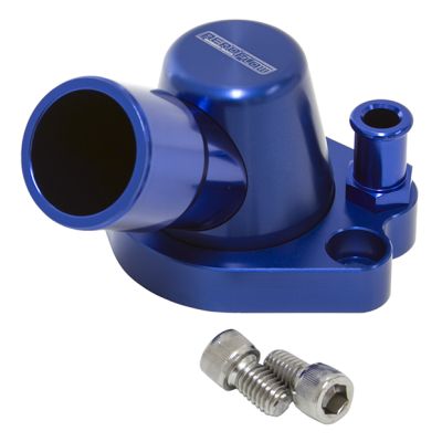 Billet Thermostat Housing - Black Suit Holden V8