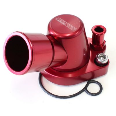 Billet Thermostat Housing - Black Suit Holden V8