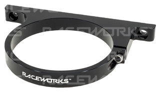 1L BREATHER TANK WITH DRAIN TAP BLACK -STRAIGHT PORTS