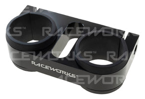 BLACK BILLET TWIN PUMP BRACKET SUITS PIERBURG/WALBRO
