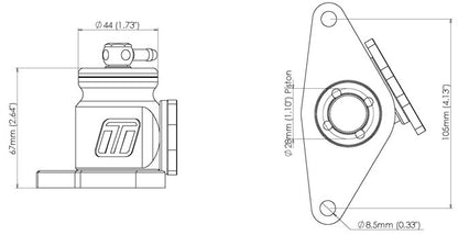 Kompact Plumb Back Valve (Diverter Valve) Suit Subaru