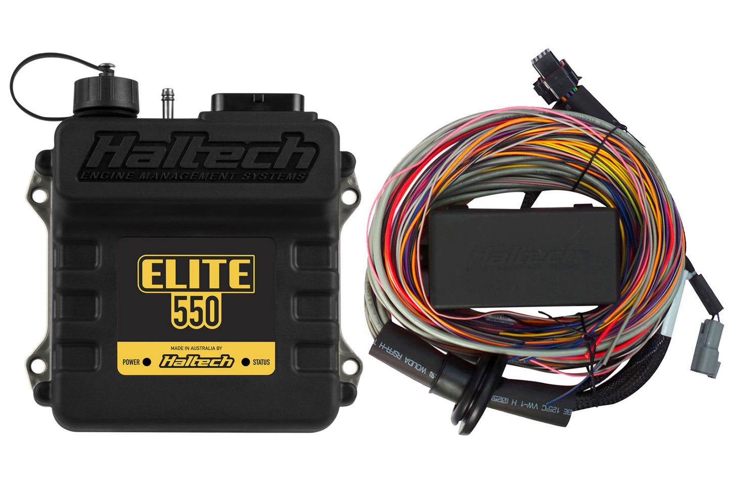 Elite 550 + Premium Universal Wire-in Harness Kit Length: 2.5m (8')