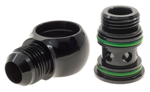 Raceworks 90° Low Profile -ORB to AN Male Adapter