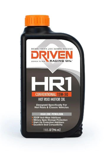 Driven HR1 15W-50 Conventional Hot Rod Oil 946ml