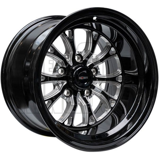 OUTLAW DRAG INTENSITY 15x10 - GLOSS BLACK MILLED