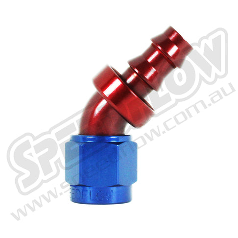Speedflow 400 Series 45 degree hose ends