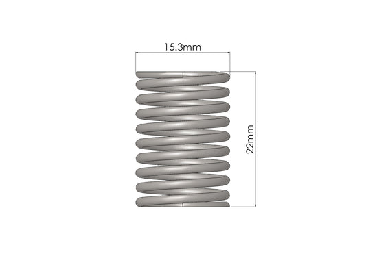 Main piston spring for DV+