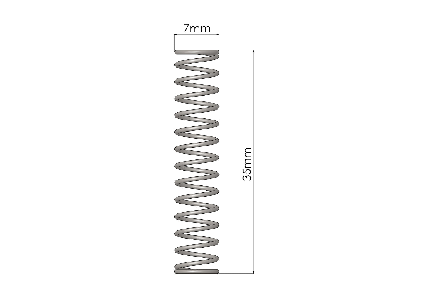 Plunger spring for DV+