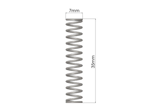 Plunger spring for DV+
