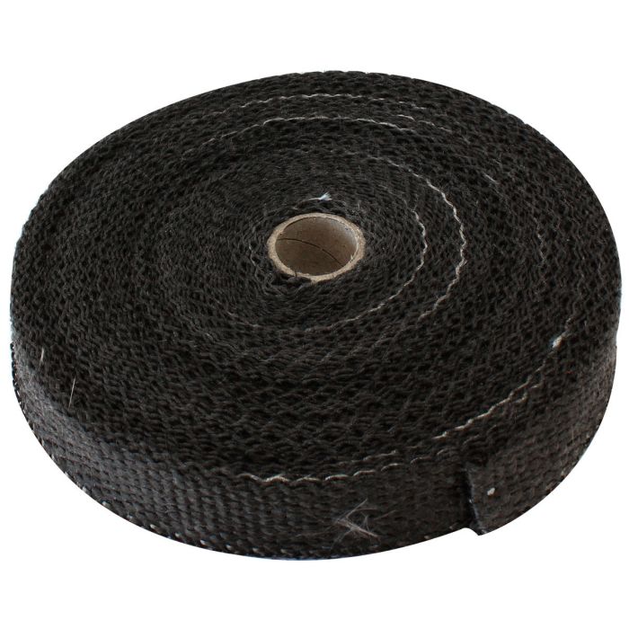 Exhaust Insulation Wrap 1" Wide, 50ft Length, Black