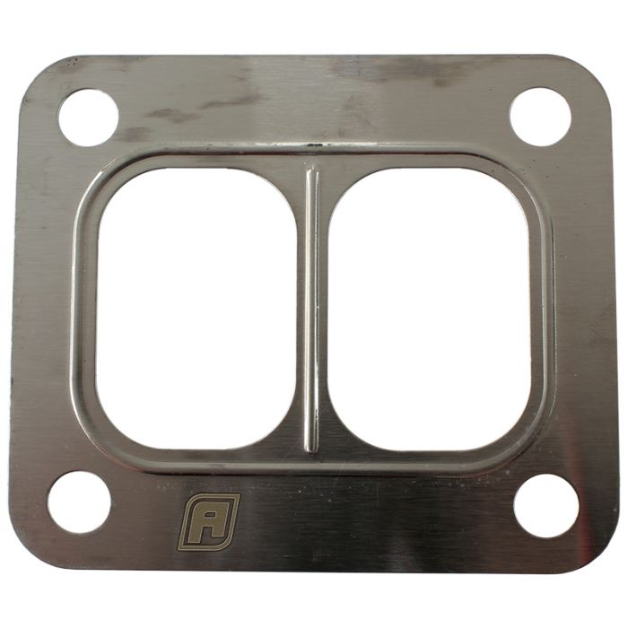 Turbo Inlet Flange Gasket Suit T4 Twin Entry Flange, Single Layer Embossed Steel