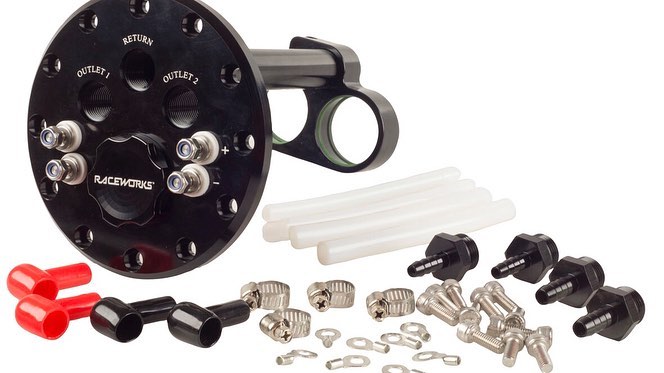 Drop in Pump Hanger for Raceworks Fuel Cells only suits old raceworks cells