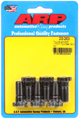 ARP Flywheel Bolts, Pro Series, Chromoly, Black Oxide, 12-point, 11mm x 1.25, For Toyota, 2.2, 2.4L, Set of 6