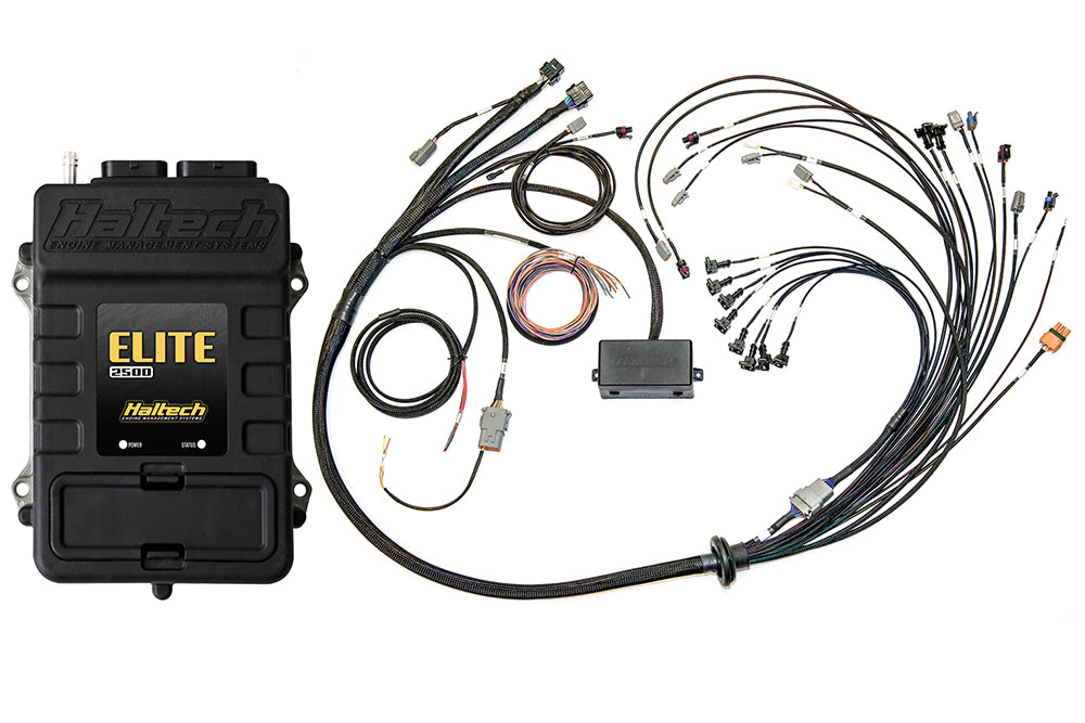 Elite 2500 + V8 Small/Big Block GM, Ford & Chrysler Terminated Harness Kit  Injector Connector: Bosch EV1