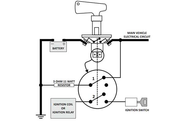 Battery Master Switch With Field Cut