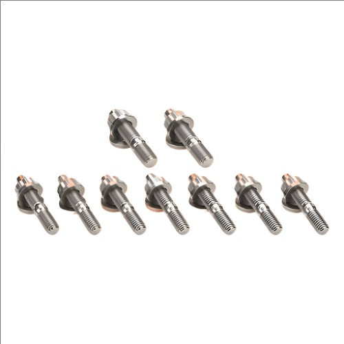 Exhaust Manifold Stud Kit, Titanium, Mitsubishi, 4G63, Evo 1-9, M10x1.25/M8x1.25