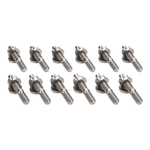 Exhaust Manifold Stud Kit, Titanium, GM, LS1/LS2/LS3/LSA, Holden Commodore, M8x1.25