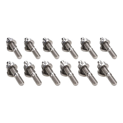 Exhaust Manifold Stud Kit, Titanium, GM, LS1/LS2/LS3/LSA, Holden Commodore, M8x1.25