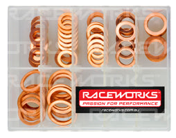 Raceworks Copper Washers  (5 pack)