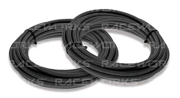 Raceworks 230 Series Black Stainless Braid over PTFE Hose