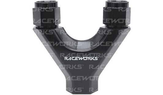 Raceworks Y-Block AN Swivel To O-Ring Port