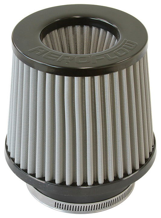 Universal Round Tapered 4" (101.6mm) Clamp-On Filter - Black Top Inverted Filter AF2215-4000