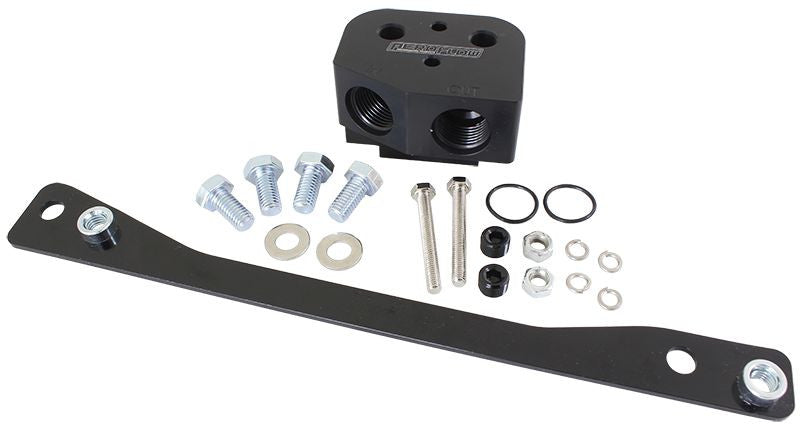 Oil Cooler Adapter -8 ORB Suit GM LS Series Engines