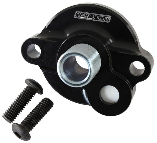 Spin-On Filter Mount Black Anodised Suit SB/BB Chev & V6 With 15psi Internal Bypass AF 64-2185BLK