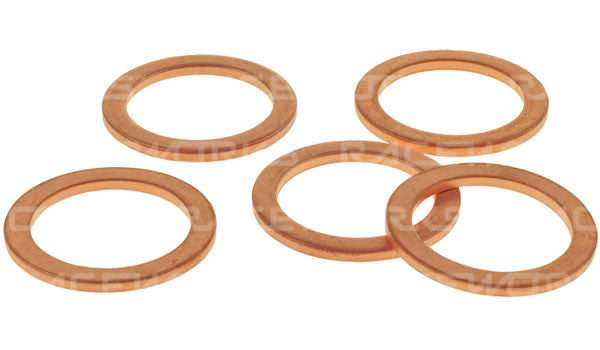 Raceworks Copper Washers  (5 pack)