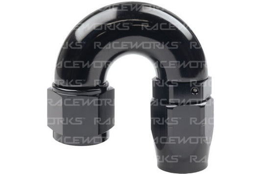 Raceworks 100/120 Series Cutter Style Hose Ends - 180 Degree