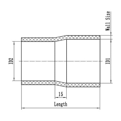 Silicone Hose - Reducer